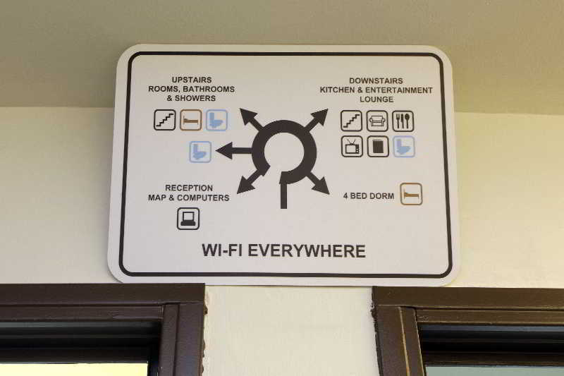 Gracia City Hostel Barcelona Exteriör bild Wi-Fi sign in a hotel